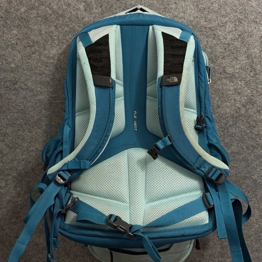 The North Face Borealis Backpack NF0A3KV4 Teal Aqua Blue Hiking Laptop Bag